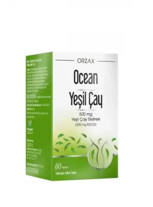 OUTLET - Ocean Green Tea Takviye Edici Gıda 60 Kapsül