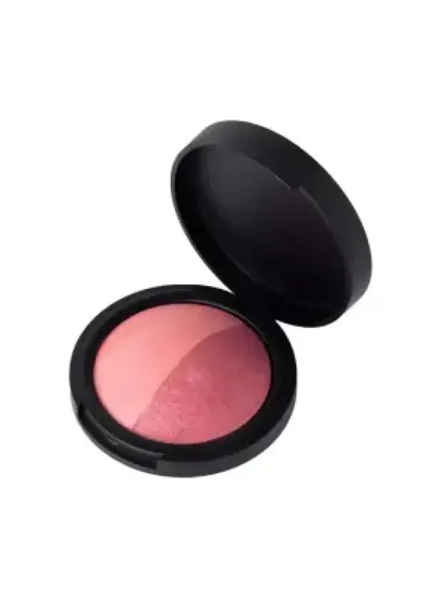 Aden Terracotta Baked Blusher Duo - İkili Terracotta Allık - 7 gr