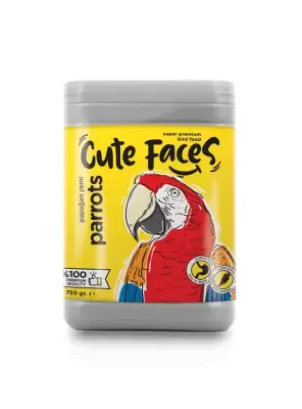 Cute Faces Papağan Yemi 750 Gr