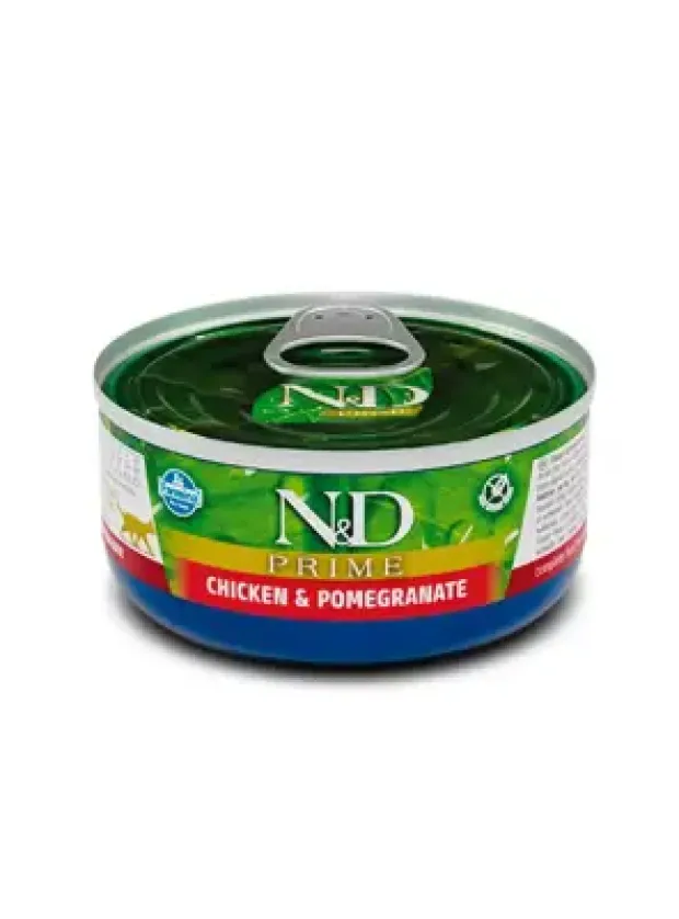 N&D Prime Kedi Konserve Tavuk & Nar 80 Gr