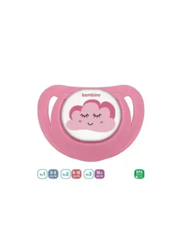 Bambino Desenli Fit Damaklı Emzik 6-18 Ay - P2565 -