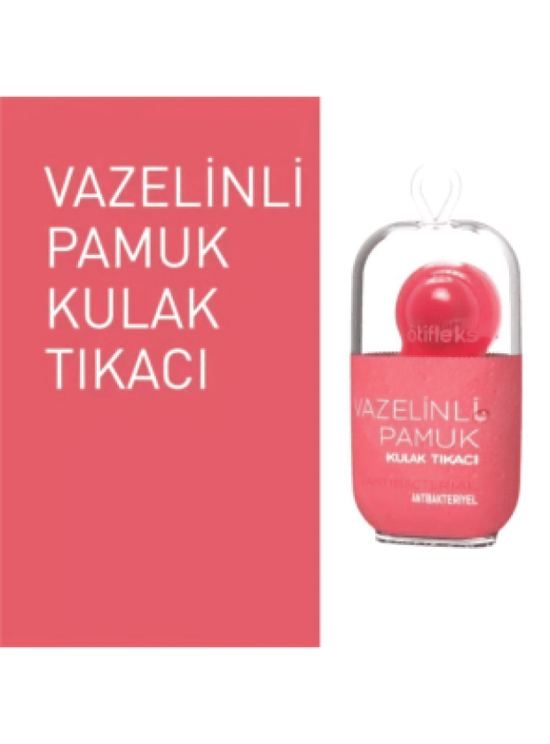 Otifleks Vazelinli Pamuk Kulak Tıkacı