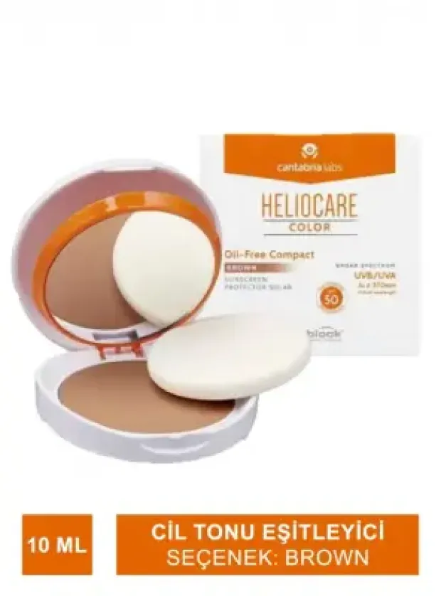 Heliocare Color SPF 50+ Oil Free Compact Yağsız Güneş Koruyucu 10 ml