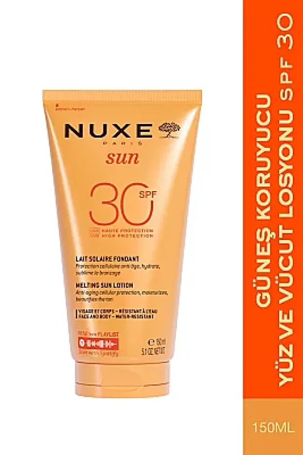 Nuxe Sun Spf 30 Lait Delicieux Protection 150 ml Güneş Koruyucu Yüz ve Vücut Sütü