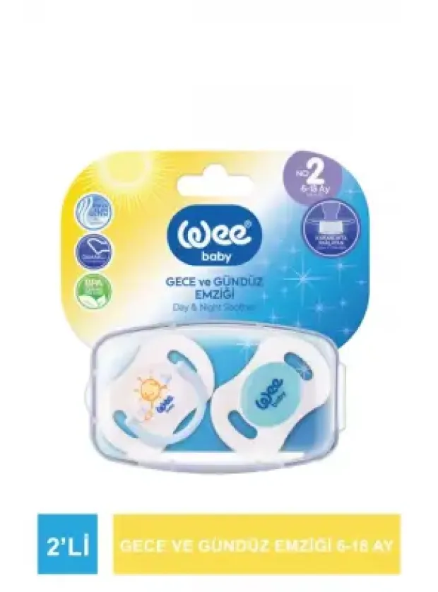 Wee Baby Gece ve Gündüz Emziği 2'li 6-18 Ay - 153 -
