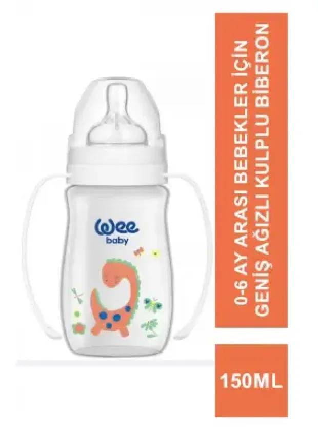 Wee Baby Klasik + Geniş Ağızlı Kulplu PP Biberon 0-6 Ay 150 ml - 137 -