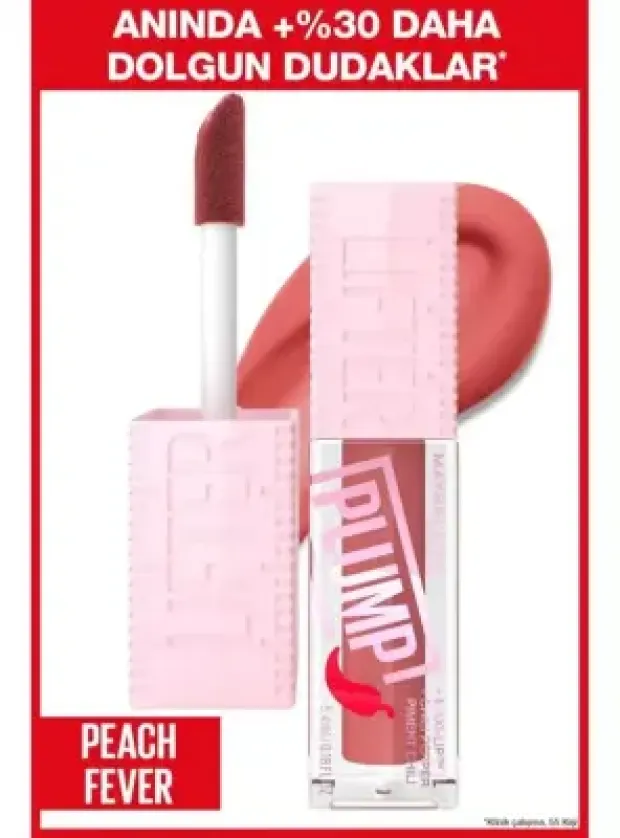 Maybelline Lifter Plump Dudak Parlatıcısı - Peach Fever - 005 -