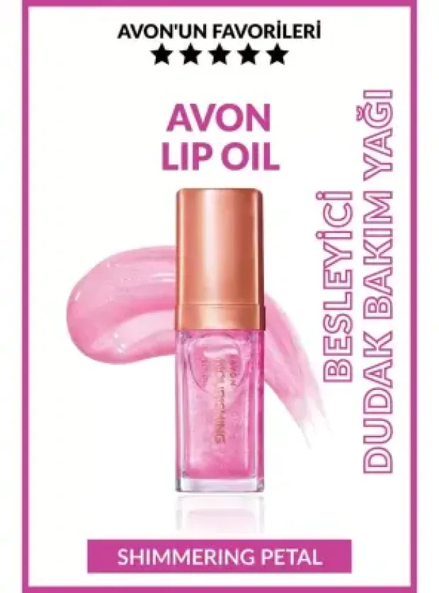 Avon True Nourishing Lip Oil Dudak Bakım Yağı - Shimmering Petal -