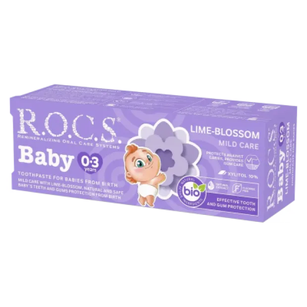 Rocs Baby Ihlamur Özlü 0-3 Yaş Diş Macunu 35ml