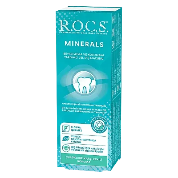 Rocs Minerals Jel Diş Macunu 35 ml