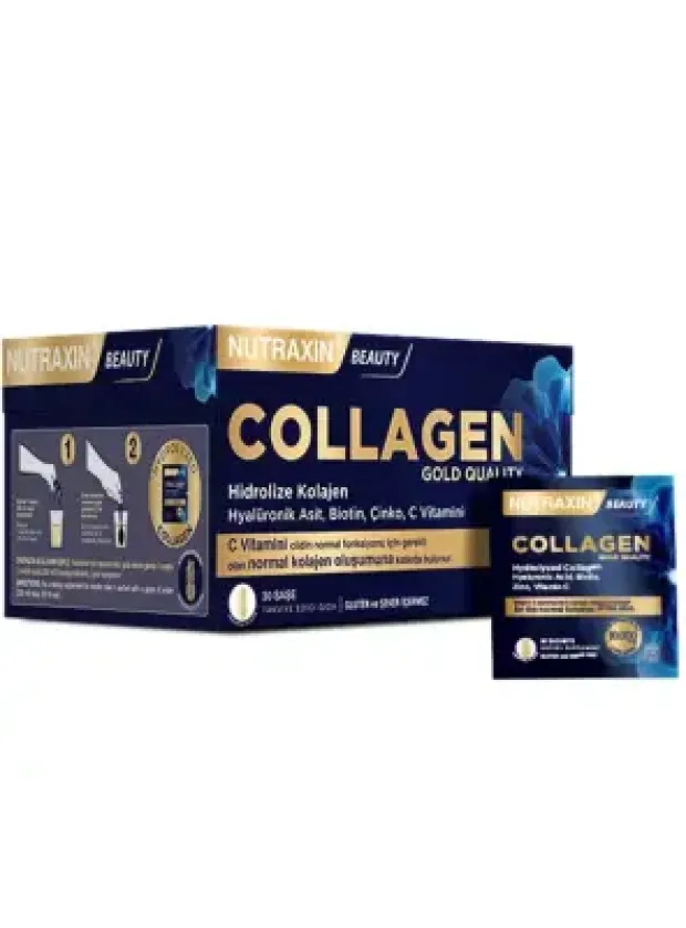 Nutraxin Beauty Collagen Gold Takviye Edici Gıda 30 Şase