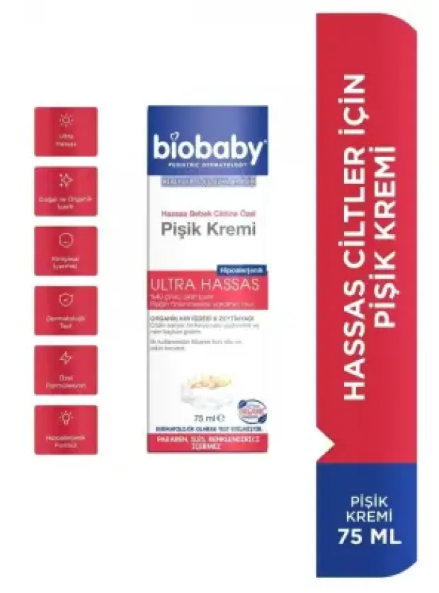 Biobaby Pişik Kremi 75 ml