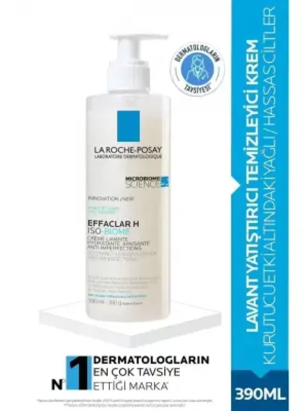 La Roche Posay Effaclar H Iso-Biome Lavant Temizleyici Krem 390 ml