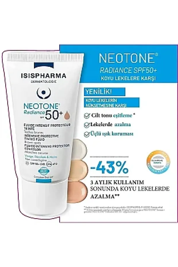 Isis Pharma Neotone Radiance SPF50+ Medium Tinted 30 ml