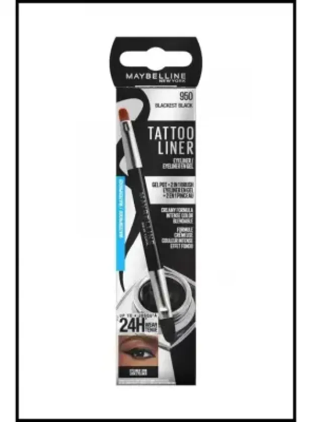 Maybelline New York Tattoo Liner Gel Pot Eyeliner- 950 Black Siyah