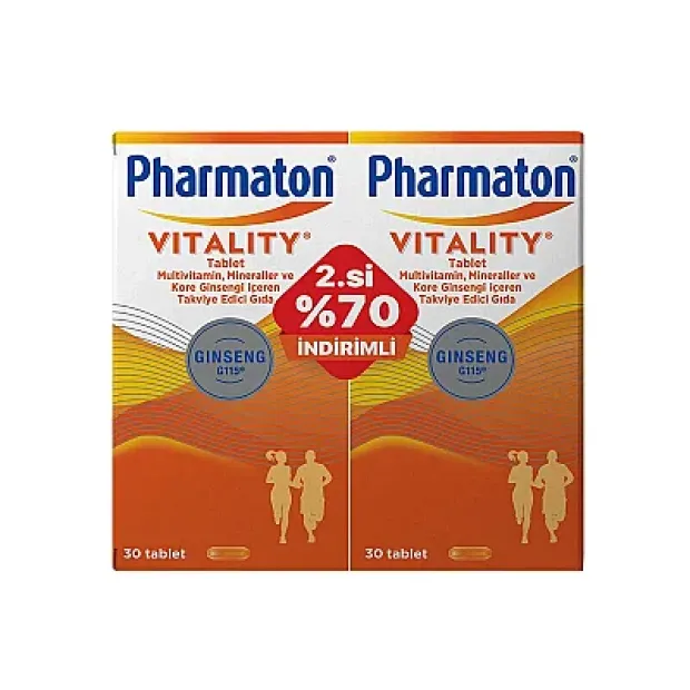 Pharmaton Vitality Multivitamin 2x30 Tablet - 2.si %70 İndirimli