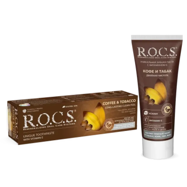 ROCS Kahve & Tütün Lekelere Karşı Diş Macunu