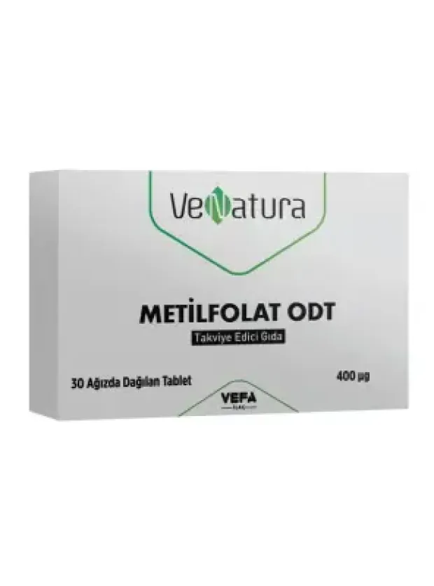 VeNatura Metilfolat Odt Takviye Edici Gıda 30 Tablet
