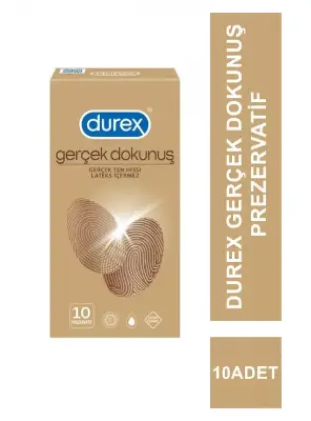 Durex Gerçek Dokunuş Prezervatif 10'lu