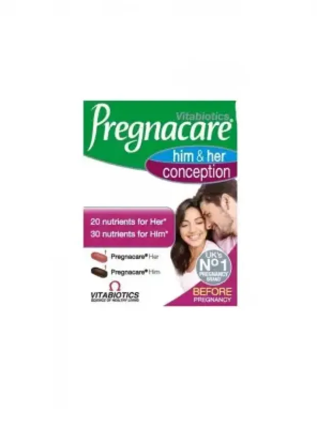 Outlet - Vitabiotics Pregnacare Him & Her Conception 60 Tablet