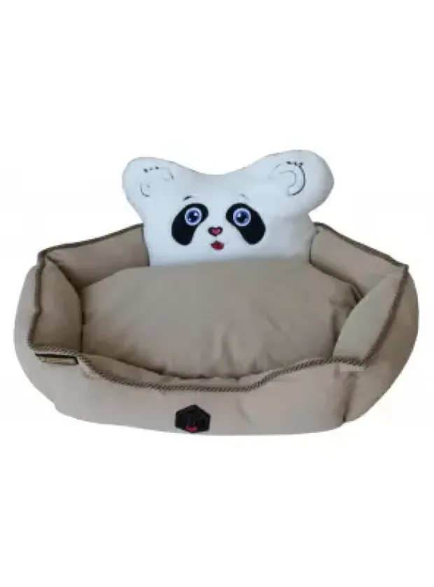 Daisy Panda Başlıklı Minderli Yatak