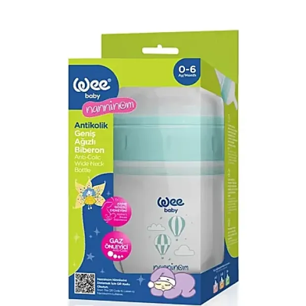 Wee Baby Nanninom Antikolik Geniş Ağızlı Biberon 150 ml