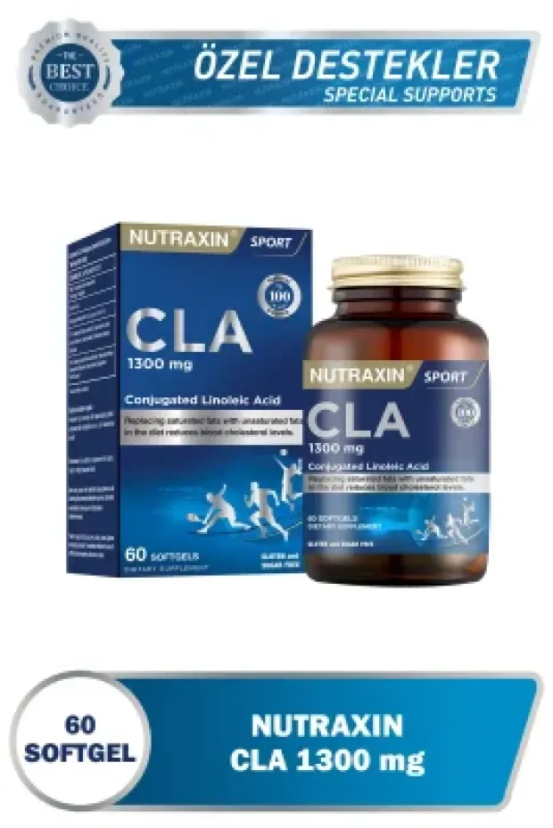 Nutraxin Sport CLA 1300 mg 60 Kapsül