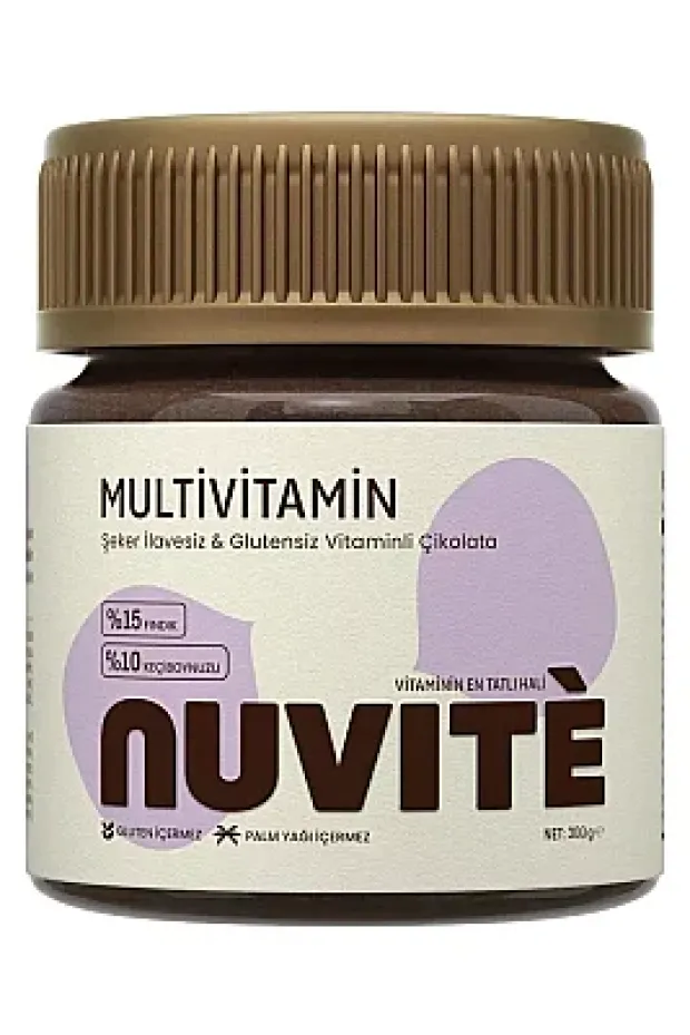 Nuvite Multivitamin Çikolata Aromalı 300 gr