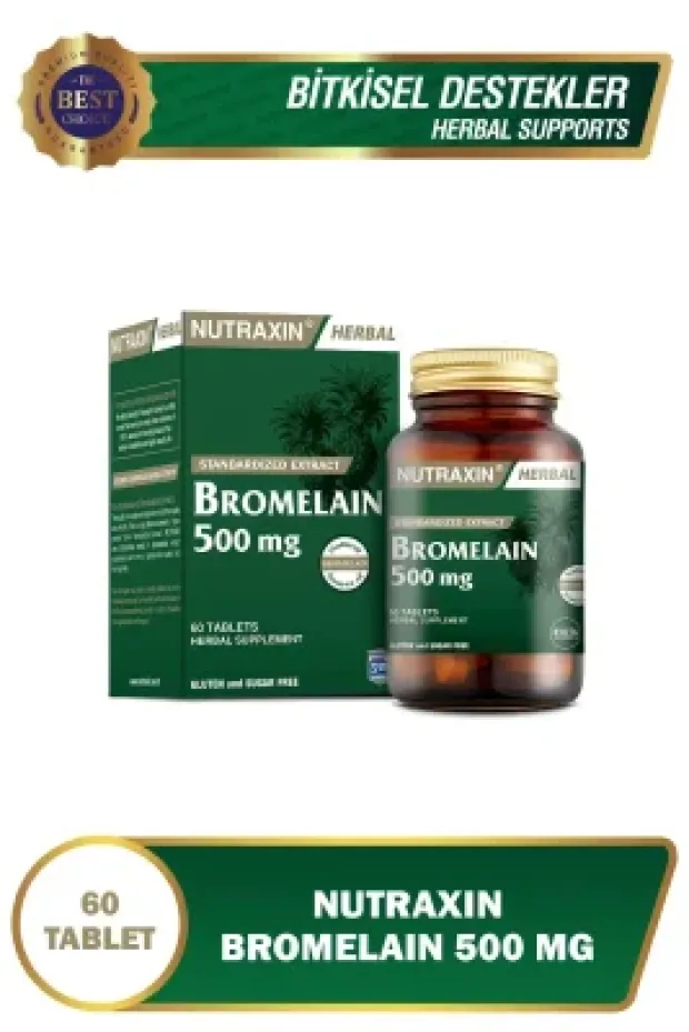 Nutraxin Bromelain 60 Kapsül