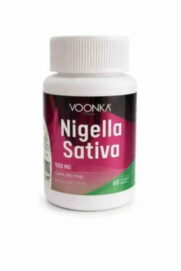 Voonka Nigella Sativa Çörekotu Yağı 60 Kapsül