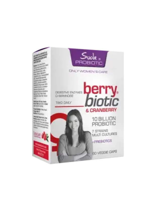 Suda Probiotic Berrybiotic 60 Vegan Kapsül