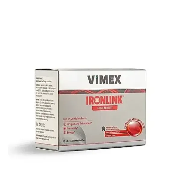 OUTLET - Vimex Ironlink Sıvı Flakon 8 Ml 10'Lu