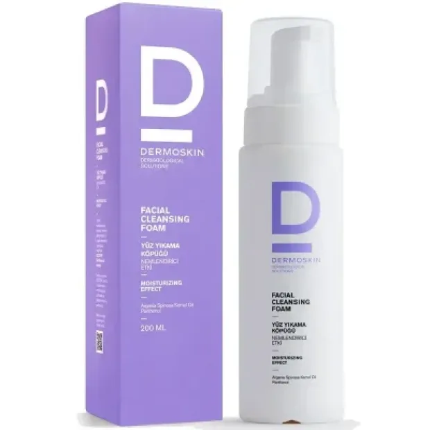 Dermoskin Facial Cleansing Foam 200 ml Yüz Temizleme Köpüğü