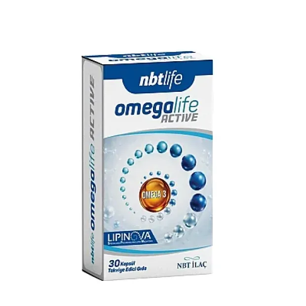 Nbt Life Omegalife Active 30 Kapsül
