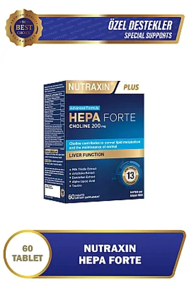Nutraxin Hepa Forte Takviye Edici Gıda 60 Tablet