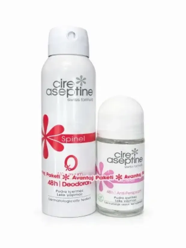 Cire Aseptine Spinel Deodorant 150ml+ Flower Roll-on