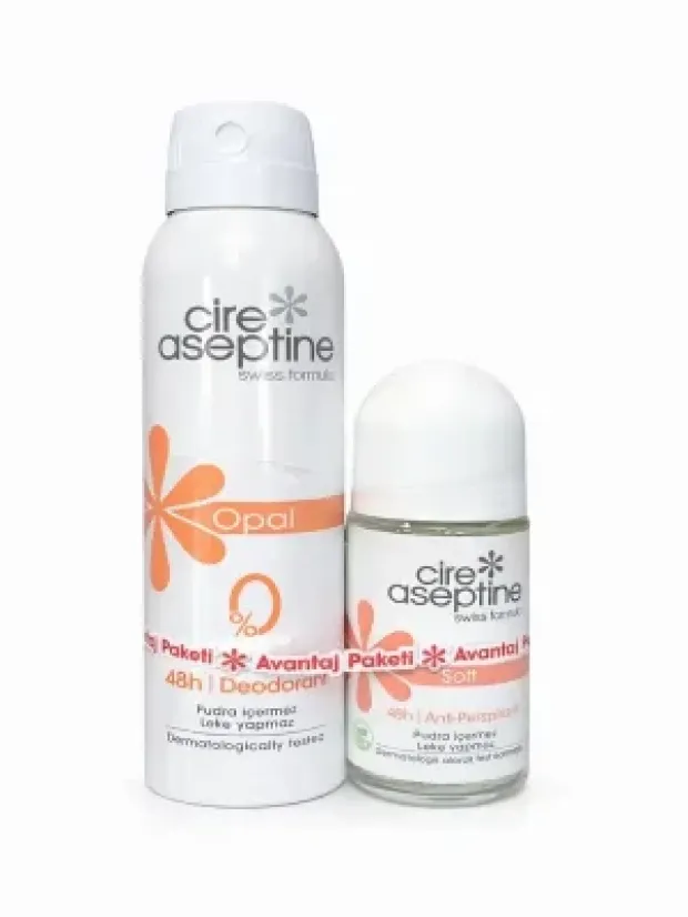 Cire Aseptine Opal Deodorant 150ml + Soft Roll-on