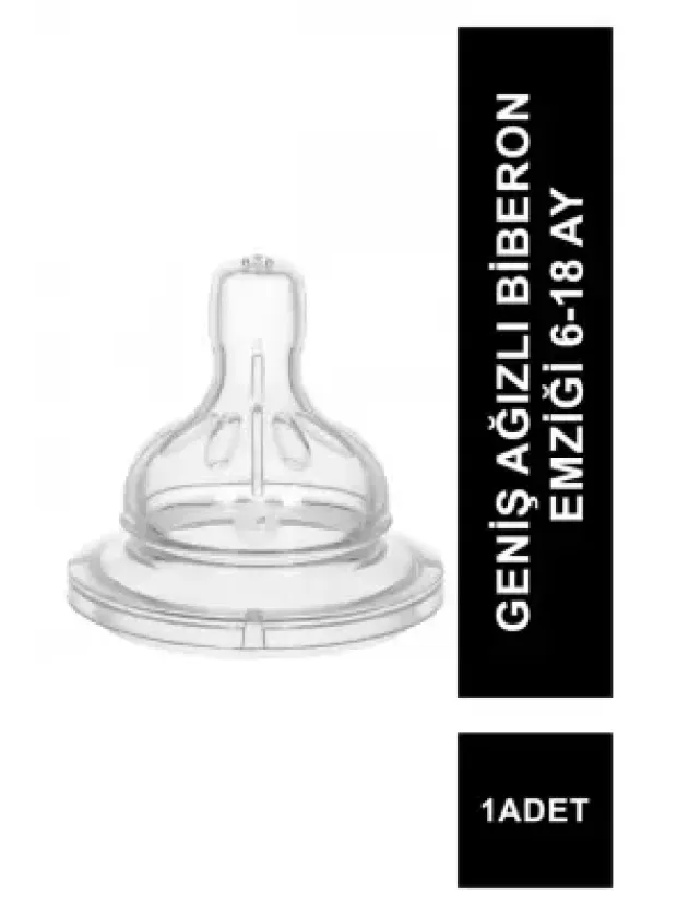 Wee Baby Klasik + Geniş Ağızlı Biberon Emziği 6-18 Ay - 853 -
