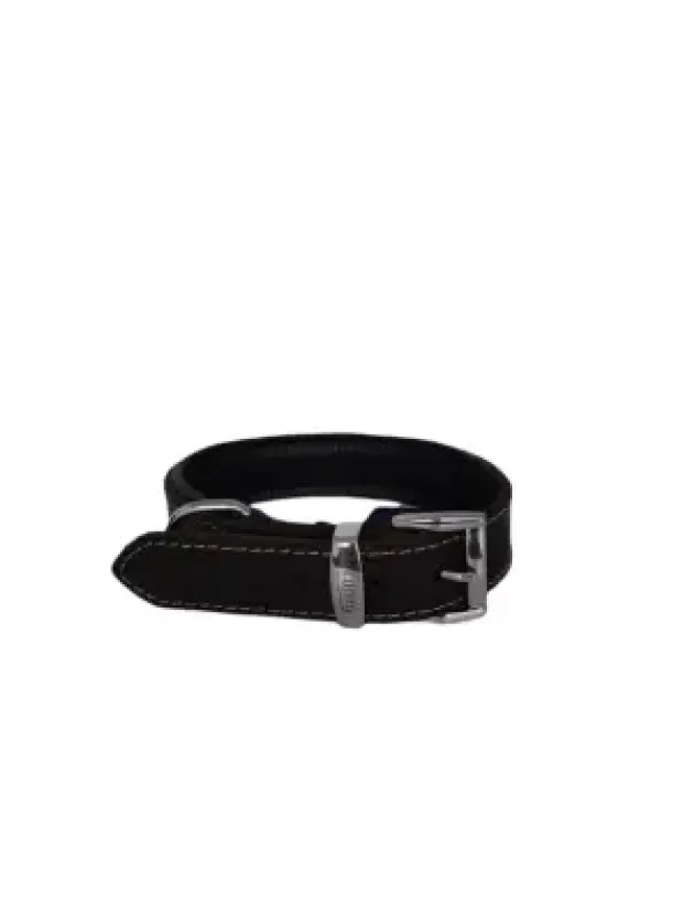 Daisy Yağlı Deri Köpek Tasması XXS-2cm Kahve