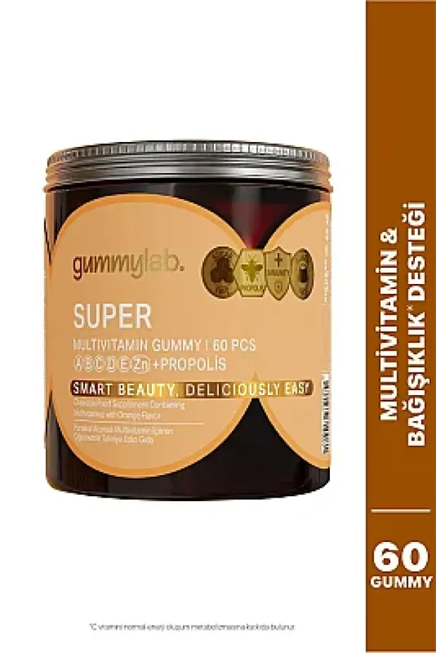 Gummylab. Süper Multivitamin 60 Sakız Tablet