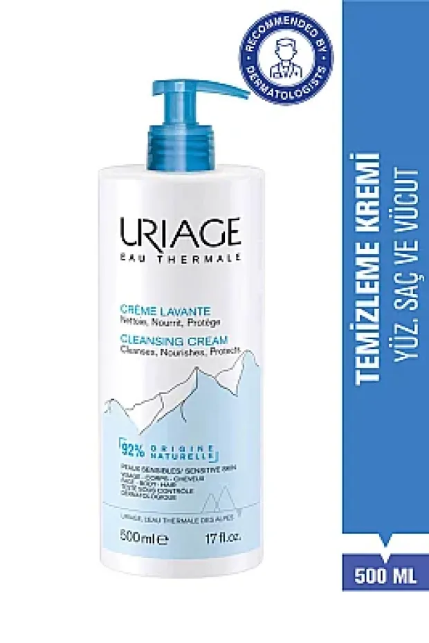 Uriage Yüz, Vücut ve Saç Temizleme Kremi 500ml