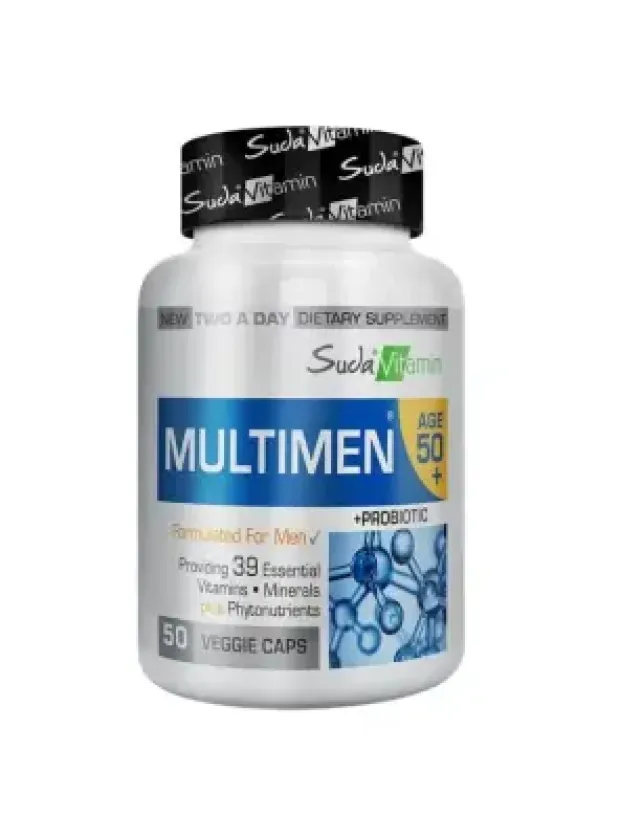 Suda Vitamin Multimen 50+ 50 Kapsül