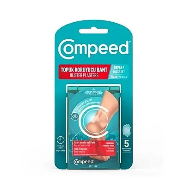 Compeed Topuk Koruyucu Bant Şeffaf 5li