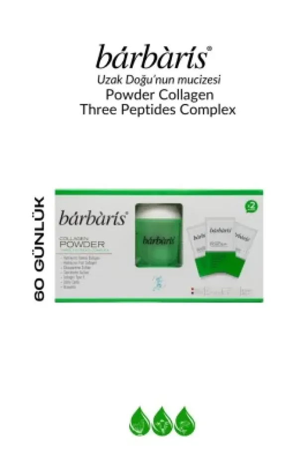Barbaris Kolajen Powder Three Peptides Complex 30*2 Paket