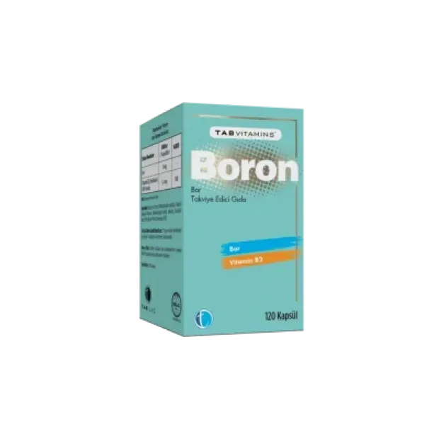 Tabvitamins Boron BOR Takviye Edici Gıda 120 Kapsül