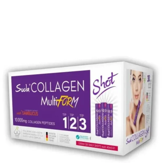 Suda Collagen Multiform Sambucus Vişne Flover 40ml x 30 Shot