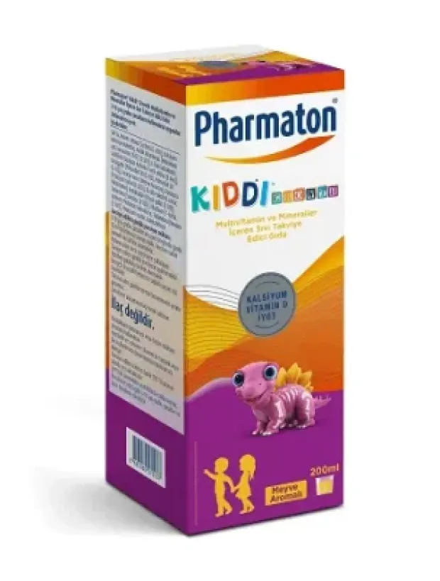 Pharmaton Kiddi Growth Meyve Aromalı Multivitamin Şurup 200 ml
