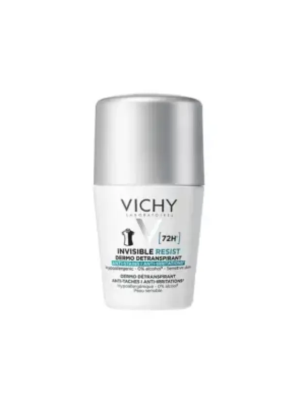 Vichy Deo İnvisible Resist İz ve Terleme Karşıtı 72 Saat Etkinlik Kadın Roll On  50 ml