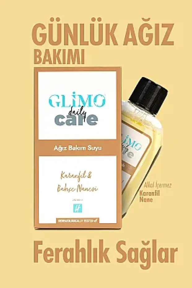 Glimo Daily Care Clove & Spearmint Mouthwash 250ml