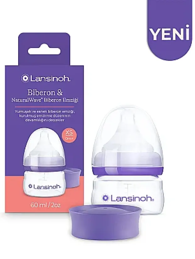 Lansinoh Natural Wave Biberon 60 ml